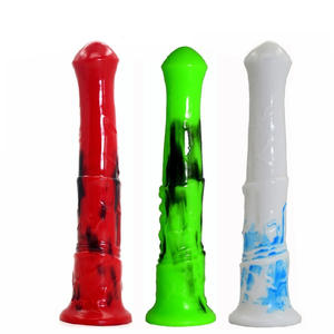 Faak Hot Selling 30cm Realistische weiche Silikon Pferd Tier Penis Bunte lange Pferd <span class=keywords><strong>Dildo</strong></span> für Frauen - Product Image 2
