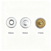 Kancing Magnet Dongguan 10mm (Bentuk Bulat Logam) untuk Pakaian Luar Ruangan