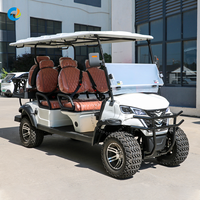Voiturette de golf électrique Robetaa 2026, nouveau design, 6 places, homologuée CE, pour parcours de golf