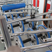 Machine à plastifier les profilés en PVC Anda UPVC Machine à plastifier thermofusible Pur Machine à emballer les persiennes WPC