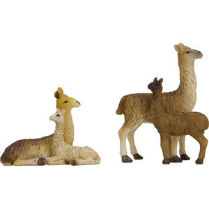 Grand ensemble d'accessoires de crèche Llama, hauteur 7,5 cm pour figurines de 8-9 cm, figurine et jouet de Noël - 9006935284447 - Product Image 1