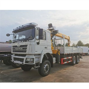Camion grue articulée Shacman de haute qualité, 10 tonnes, 6x4, 20 tonnes, avec grue à flèche articulée hydraulique, à vendre - Product Image 5