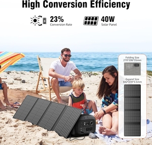 แบตเตอรี่เก็บพลังงานแสงอาทิตย์แบบพกพาสำหรับใช้งานกลางแจ้ง 300w 500w 600w 1200w สถานีพลังงานแบบพกพา - Product Image 4