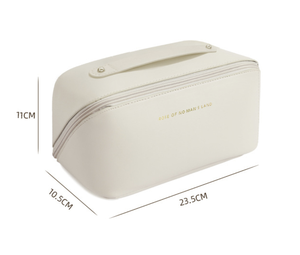 Искусственная кожа водонепроницаемые Косметические Сумки Портативный Макияж сумка на молнии туалетный мешок - Product Image 5