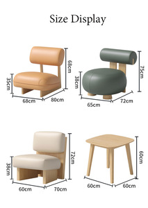 Juego de restaurante, nuevo sofá, sillas de café, sillas de salón de diseño, café, mesas de comedor y sillas, muebles - Product Image 5