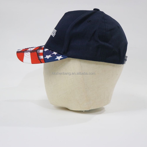 Casquette de baseball brodée avec logo personnalisé, visière imprimée drapeau USA, casquette snapback réglable, casquette patriotique en coton pour hommes et femmes - Product Image 2