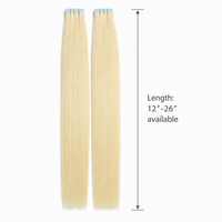 Set Essenziale per la Bellezza Quotidiana: Nastro Adesivo per Capelli Morbidi, Vestibilità Sicura, Senza Grovigli, Extension di Capelli Umani Vergini con Nastro Adesivo