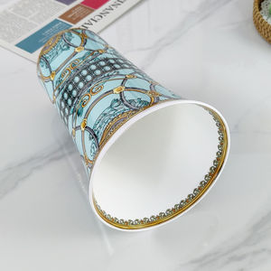 Jarrón de Cerámica con Forma de Cuerno Nórdico, Decoración Moderna y Sencilla de Porcelana para el Hogar, Decoración para Sala de Estar y Mueble de TV - Product Image 5