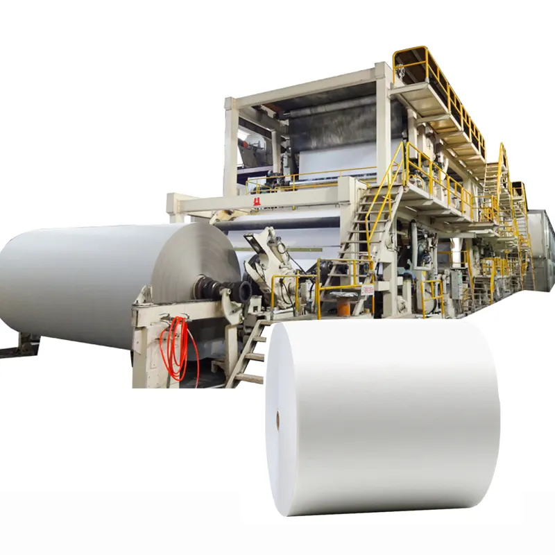 Harga bagus 40 Ton Per hari mesin pembuat kertas kerajinan dari pabrikan langsung Tiongkok