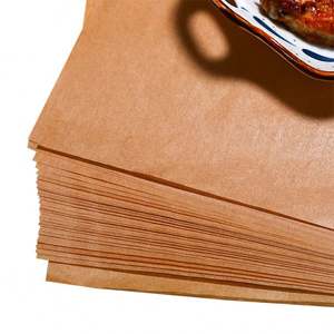 Papier sulfurisé blanc naturel personnalisé, qualité alimentaire, silicone, double face, résistant à la graisse pour la cuisson du pain - Product Image 1