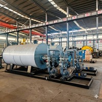 Chaudière à vapeur WNS montée sur chenilles |   Système de chaudière industrielle à tubes de feu horizontaux à 3 passages