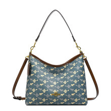 Nueva Bolsa Azul Vaquera, Bolso de Hombro, Bolso Tipo Cubo, Bolso Tote Cruzado de un Solo Hombro - Product Image 1