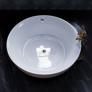 <span class=keywords><strong>Bañera</strong></span> Acrílica Moderna Portátil Blanca Mate de 150 cm con Desagüe para Cadenas de Tiendas - Product Image 6