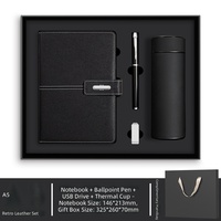 Cadeaux de bureau personnalisés pour les employés, articles promotionnels, ensembles exécutifs, carnets A5 avec stylo, ensemble cadeau d'entreprise pour homme
