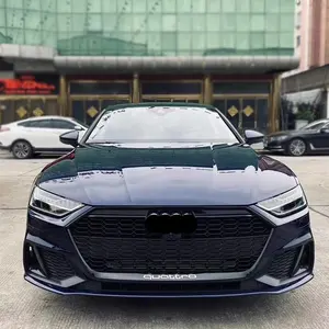 จัดส่งฟรีกระจังหน้า RS7สำหรับ Audi A7 S7 C8อัพเกรดเป็น RS7สไตล์2019 2020 2021