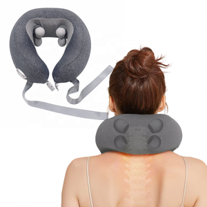 Human-Like Finger Kneading Electric Travel Pillow Cordless Electric Neck <strong>Massager</strong> U-Shaped Pillow - Product Image 1