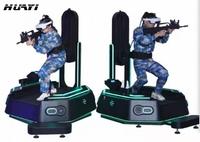 Tapis roulant de réalité virtuelle intérieur à 360 degrés avec structure métallique, plus de 100 jeux pour une utilisation éducative à domicile, en garderie, dans les centres commerciaux et les aéroports