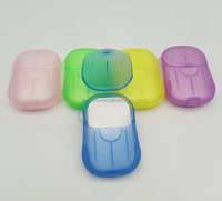Savon en feuille de papier moussant jetable à étiquette privée avec glycérine, savon pour les mains hydratant naturel, portable