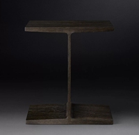 Mobilier de salon minimaliste de style américain tables d'angle en bois massif villas hôtels et chez l'habitant