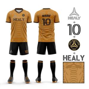 Tenue d'équipe d'impression numérique personnalisée, vêtements de football pour hommes, maillot de football, kits de football 2023-2024, ensemble complet de kits de football - Product Image 2