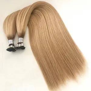 Cuticule agrandie Extensions de cheveux en trame de génie d'un donneur Extensions de cheveux russes trame de génie trame de génie doublement dessinée