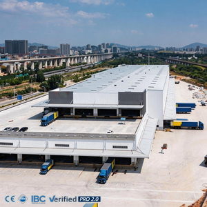 Entrepôt à structure métallique pour grand centre logistique, hangar préfabriqué à portée libre et haute hauteur - Product Image 2