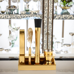 Hand-cranked thép không gỉ Cocktail Shaker <span class=keywords><strong>Set</strong></span> với khung cơ sở phổ biến xuyên biên giới thanh thiết bị cho rượu vang phục vụ biểu tượng tùy chỉnh - Product Image 1