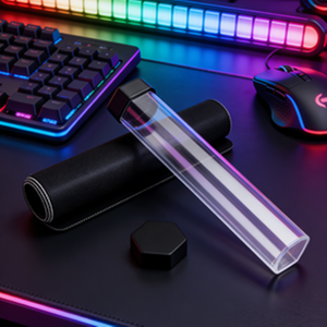 Alfombrilla de Juego Hexagonal Transparente de Plástico Personalizada de Fábrica al por Mayor, Tubo de Almacenamiento para Organizador de Juegos - Product Image 3