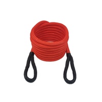HYropes 4x4 Kit de récupération cinétique tout-terrain Corde de traction tressée avec manille souple synthétique pour une utilisation d'urgence hors route