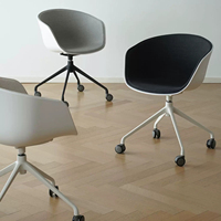 Chaise de conférence moderne de haute qualité, couleur gris, pour bureau