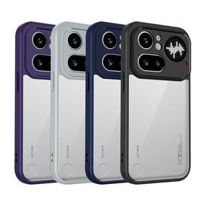 <span class=keywords><strong>Funda</strong></span> para <span class=keywords><strong>Nothing</strong></span> <span class=keywords><strong>Phone</strong></span> 4a Pro 5G / A069P / <span class=keywords><strong>Phone</strong></span> 4a, Ultra Delgada, Marco de TPU Suave, Parte Trasera Rígida de PC Transparente, Antigolpes, Coque, Fundas - Product Image 1