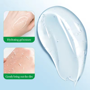 Gel Douche Exfoliant Hydratant et Lissant à l'Extrait Végétal Bio, Nettoyant en Profondeur, Gel Corporel Exfoliant à la Boue - Product Image 3