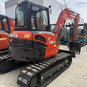 Excavatrice sur pneus Kubota 55 d'occasion - Modèle 2024 d'origine coréenne, bon état mécanique, livraison rapide et paiement flexible - Product Image 1