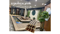 Panneau mural WPC écologique direct d'usine grain de bois 3D moderne pour la décoration intérieure panneau mural intérieur étanche pour chambre à coucher salle de sport