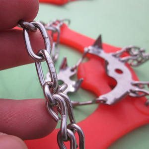 Crampones de acero inoxidable Hike Mount de 8-18 dientes reforzados para escalada en nieve con bolsa de almacenamiento - Product Image 1