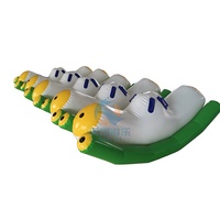 Jouets aquatiques d'été de haute qualité pour parcs sportifs : Tubes gonflables Flying Fish, Bateaux banane gonflables en PVC certifiés CE (Max)