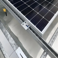 Structure en acier Zn-Al-Mg haute résistance à bas prix pour support au sol de panneaux solaires sur pieux vissés en béton