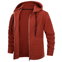 Nouveau sweat à capuche chaud pour homme, style américain, avec fermeture éclair, pour l'automne et l'hiver