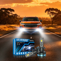 Ampoule LED pour voiture K15 26000LM 140W H13 H1 H7 9005 9006 H11, lumière LED pour voiture, moto, phares LED, couleur 6000K, directement de l'usine
