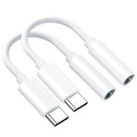 Câble adaptateur USB C Type C vers prise casque 3,5 mm avec convertisseur audio USB-C Aux pour la charge de téléphones mobiles