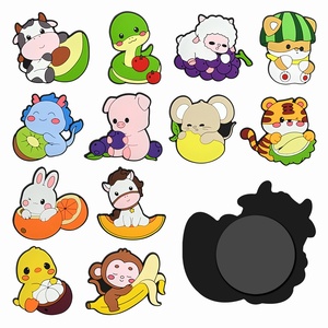 Imanes de Refrigerador con Diseño de Animales y Frutas, Adhesivos Magnéticos Suaves, Multifuncionales, de Dibujos Animados, Regalo Educativo para Niños, ChangChen - Product Image 2