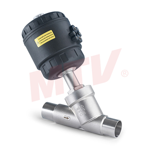 <span class=keywords><strong>Control</strong></span> de aire de acero inoxidable, actuador de plástico neumático, válvula de asiento de ángulo neumático, válvula de <span class=keywords><strong>control</strong></span>, conexión tri-abrazadera - Product Image 6