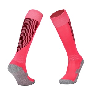 Factory Direct Striped Long Football <b>Socks</b> - <b>Knee</b>-<b>High</b> Sports <b>Socks</b> for Men Women Youth with Anti-Slip Terry Cushion - Product Image 6
