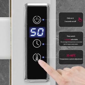 Hot Người Bán Thông Minh Gấp Phòng Tắm Hợp Kim Nhôm Sợi Carbon Khăn Điện Giá Khăn Máy Sấy Điện Nước Nóng Khăn Đường Ray - Product Image 2