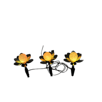 Lampes solaires de jardin à allumage automatique, étanches, LED, décoratives en forme de toucan, avec globe en verre craquelé pour parterres de fleurs et allées