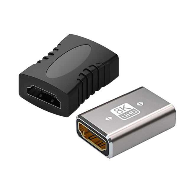 High Quality Female to Female Coupler 8K 2.1 Metal Shell HDMI Adapter Support HDR Dynamic Plug Converter