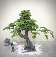 Pianta Artificiale Verde di Alta Qualità in Stile Cinese, Grande Decorazione Morbida per Interni/Esterni, Ornamento di Benvenuto