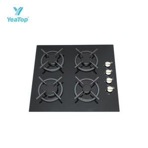 Table de cuisson à <span class=keywords><strong>gaz</strong></span> encastrable 60 cm, 4 brûleurs, en verre trempé, pour cuisinières GPL/GN, allumage par pile 1,5 V avec FFD - Prix <span class=keywords><strong>le</strong></span> plus bas - Product Image 6