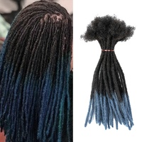 Estensioni Dreadlock 20 Root/impacchi 100% capelli umani in pieno fatto a mano morbido e facile da installare per l'estensione dei capelli
