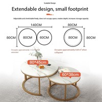 Table basse moderne minimaliste pour salon, design tendance, table mobile créative, mobilier de salon pour personnes âgées